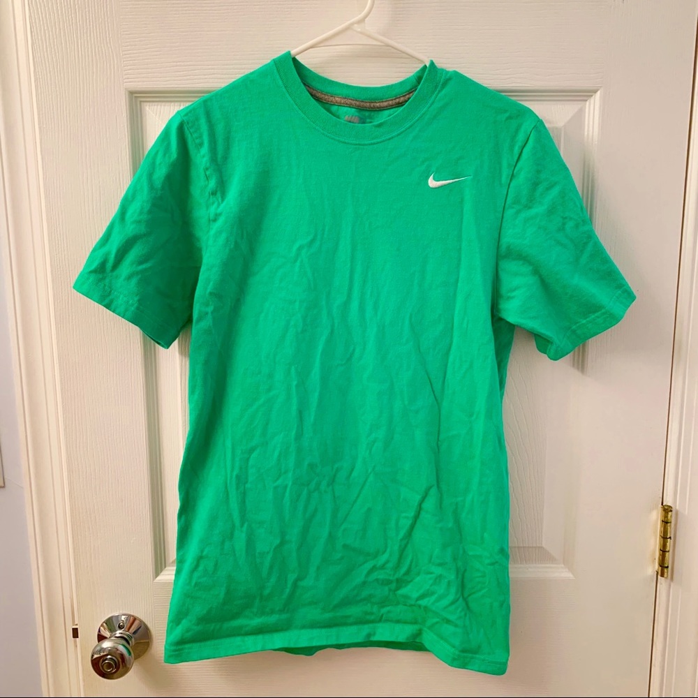 Green Nike t-shirt